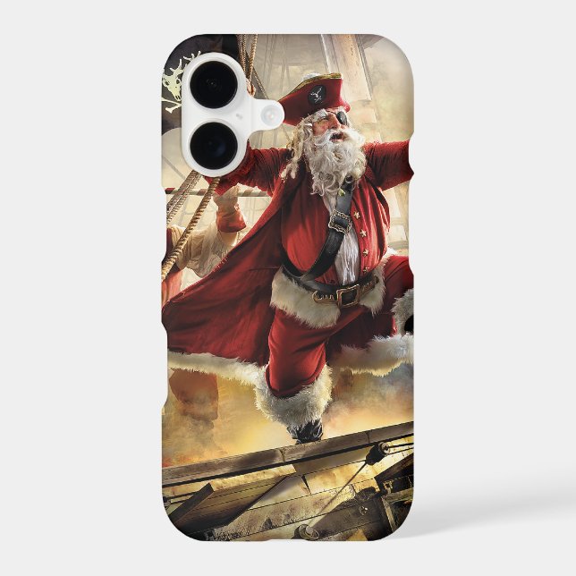 Pirate Santa iPhone Case (Back)