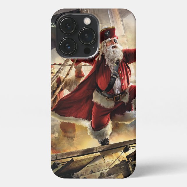 Pirate Santa iPhone Case (Back)