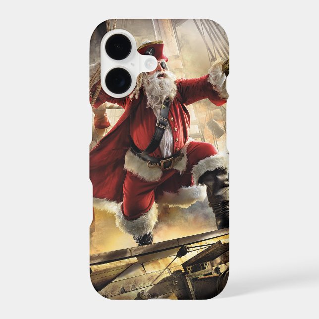 Pirate Santa iPhone Case (Back)