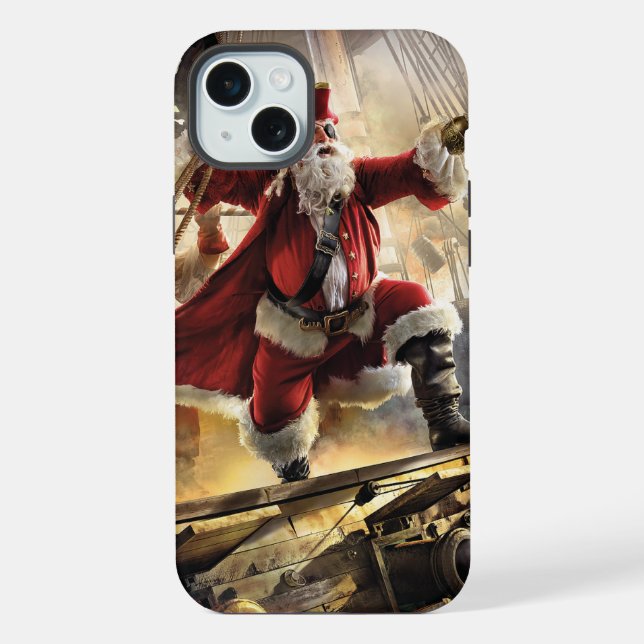 Pirate Santa Iphone Case (Back)