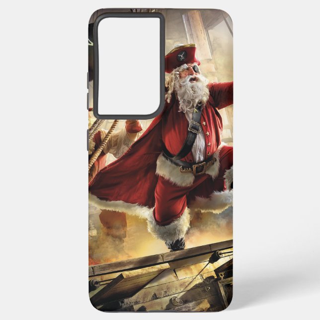 Pirate Santa Samsung Galaxy Case (Back)