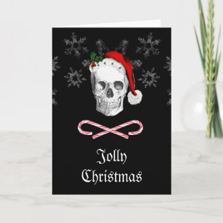 Pirate Santa Skull Jolly Christmas Card