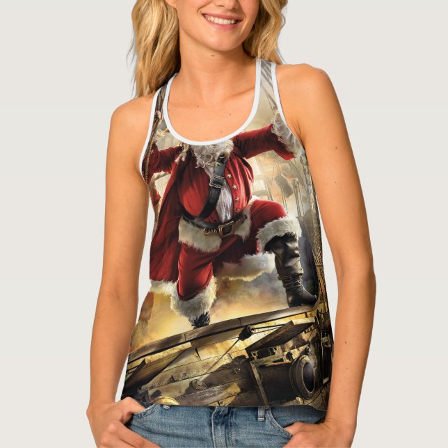 Pirate Santa Tank Top (Front)