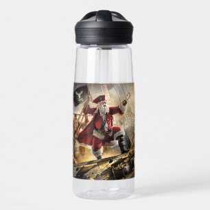Pirate Santa Water Bottle