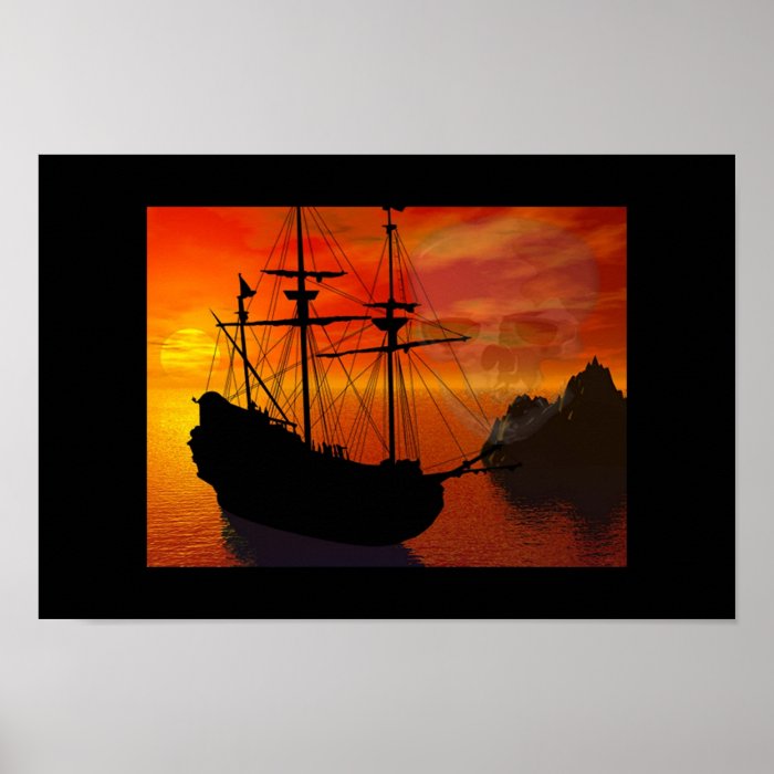 Pirate Scape Print