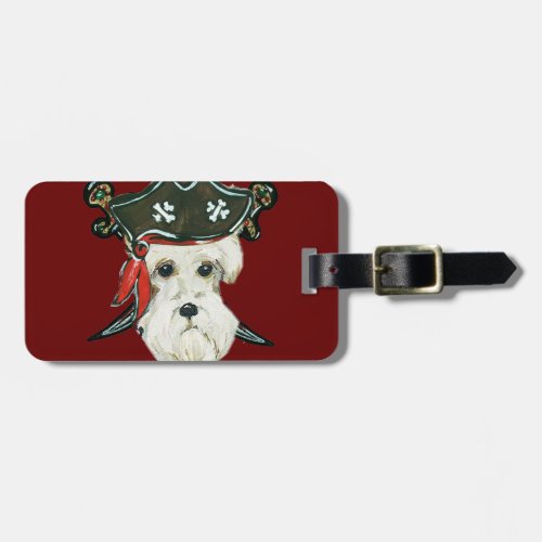 PIRATE SCOTTISH TERRIER LUGGAGE TAG