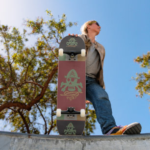 PIRATE SEVEN SKULL BY MASANSER PIXELAT SKATEBOARD