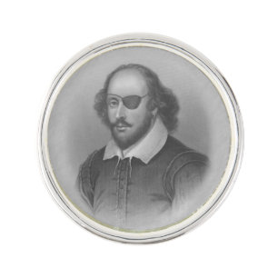 Pirate Shakespeare Lapel Pin