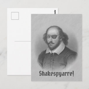 Pirate Shakespeare Postcard