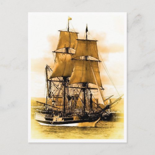 Pirate Ship 2 Postcard