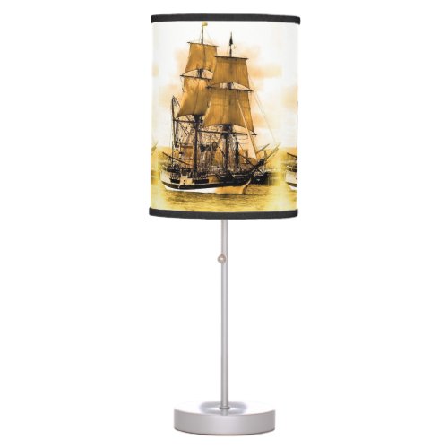 Pirate Ship 2 Table Lamp