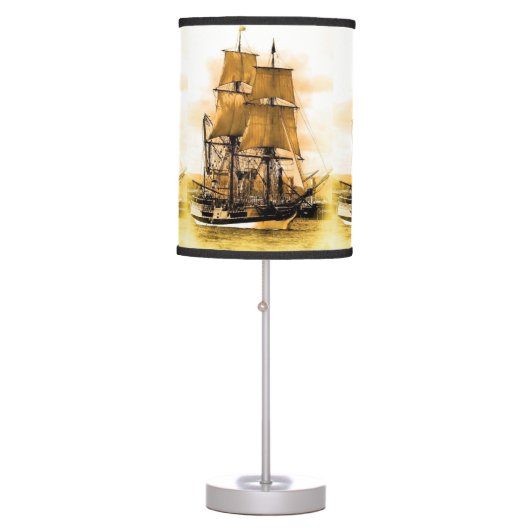 Pirate Ship 2 Table Lamp (Front)