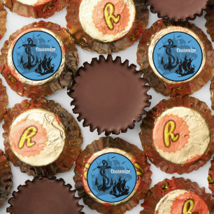 Pirate Ship And Anchor Blue Reese's Peanut Butter Cups