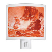 PIRATE SHIP BATTLE IN red Night Light (Front)