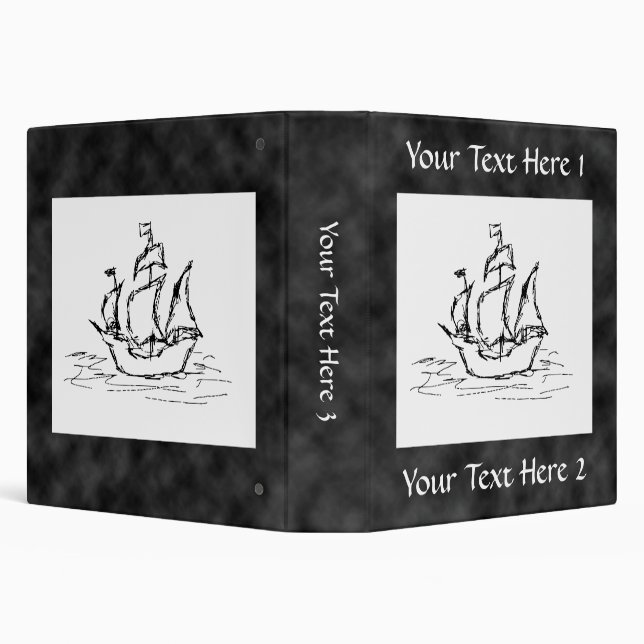 Pirate Ship. Binder (Background)