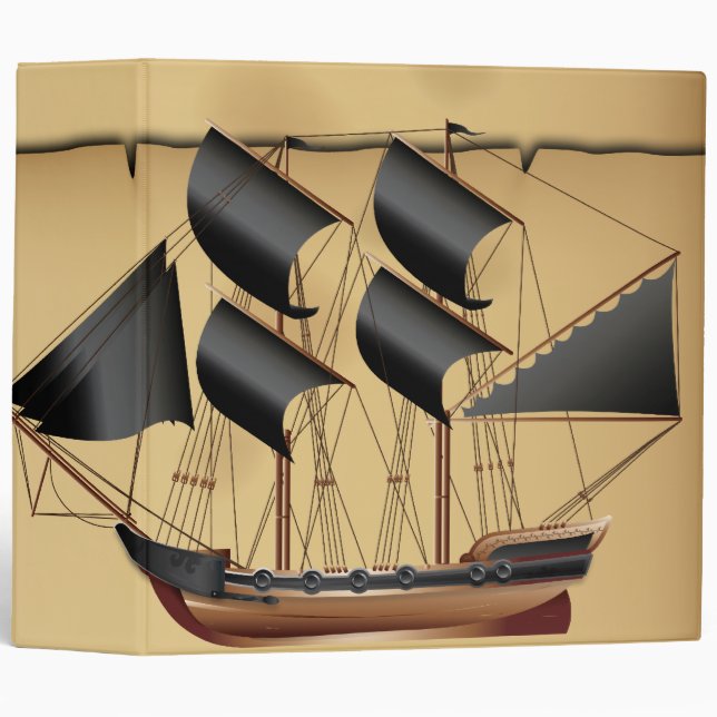 Pirate Ship Binder (Front/Spine)