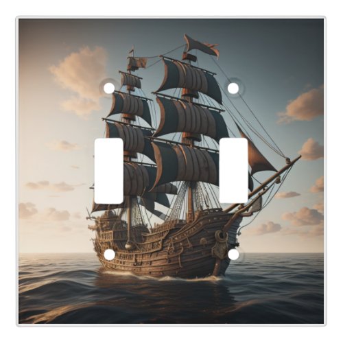 Pirate ship Birthday Light Switch Cover