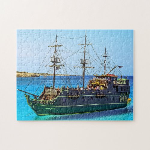 Pirate Ship Black Pearl Jigsaw Puzzle