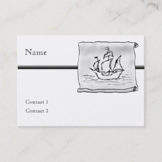 Pirate Ship. Business Card