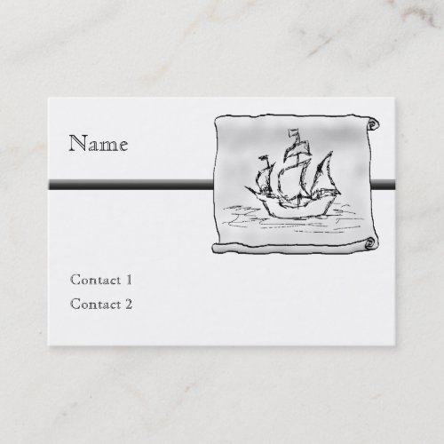 Pirate Ship. Business Cards