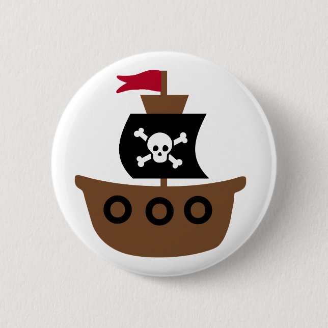 Pirate ship button (Front)