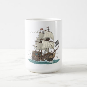 Pirate Ship Coffee Mug