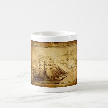 Pirate Ship Coffee Mug by thatcrazyredhead at Zazzle