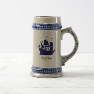 Pirate Ship Custom Beer Stein