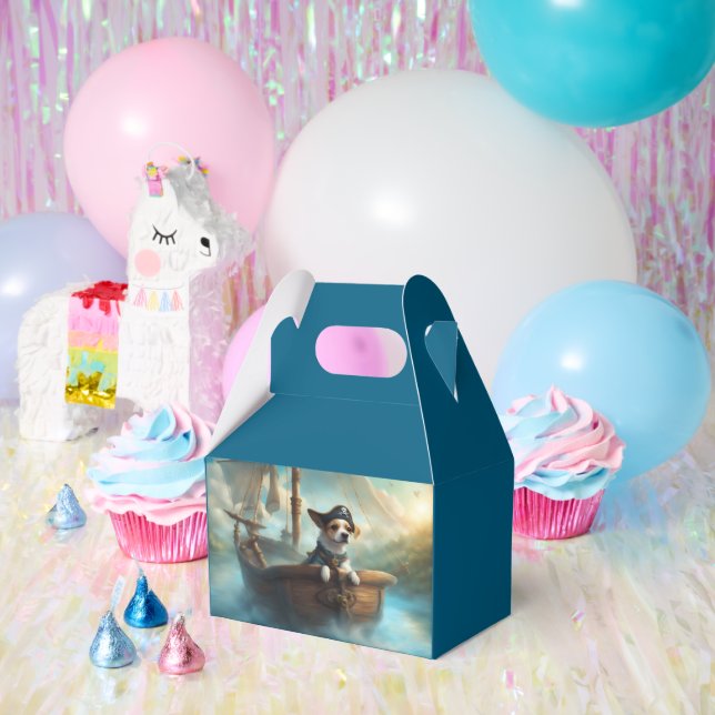 Pirate Ship Dog Captain Silas his ship Favor Boxes (Party)