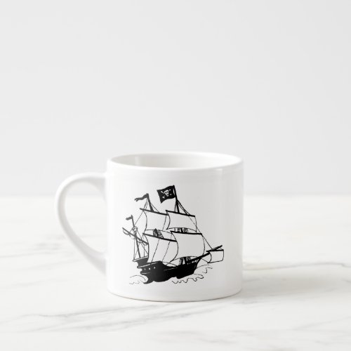 Pirate Ship Espresso Cup