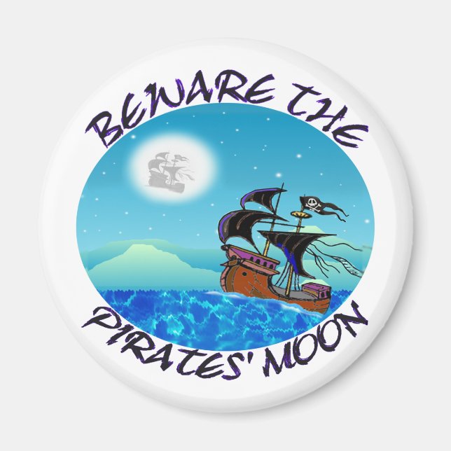 Pirate Ship Gifts Magnet (Front)