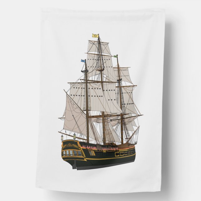 pirate ship house flag (Front)