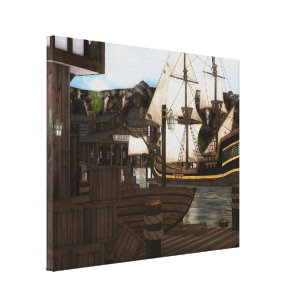 Pirate Ship I Canvas Print