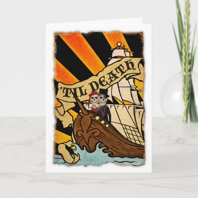 pirate ship invitations (Front)
