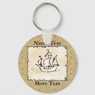 Pirate Ship. Keychain