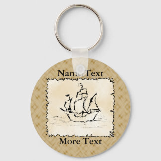Pirate Ship. Keychain