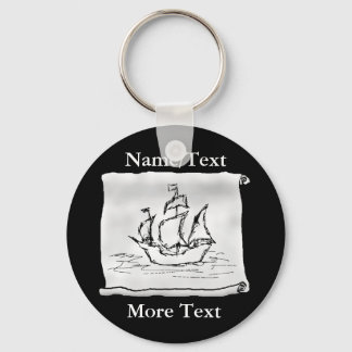 Pirate Ship. Keychain