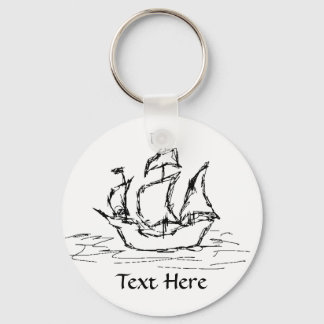 Pirate Ship. Keychain