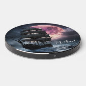 Pirate Ship lightning strawberry moon Personalize Wireless Charger (Front 2)