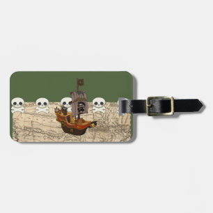 Pirate Ship Luggage Tag