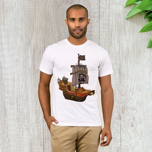Pirate Ship Mens T_Shirt