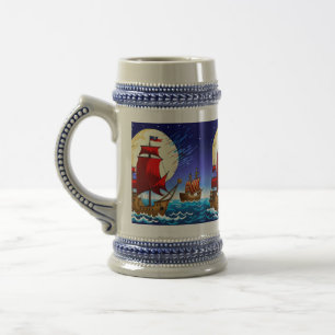 pirate ship mug