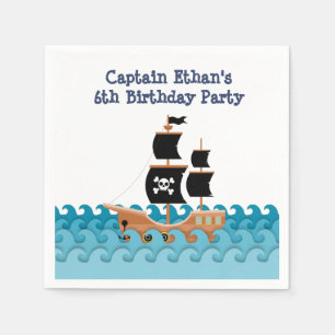 Pirate Ship Napkins