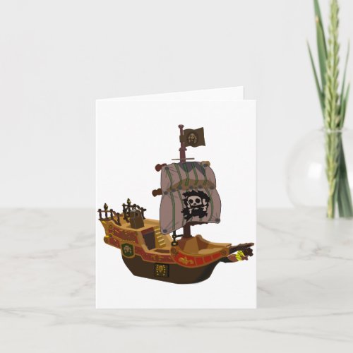 Pirate Ship Note Cards