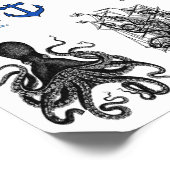 Pirate ship Party! Octopus Kraken Anchors Sailor Temporary Tattoos (Angled)