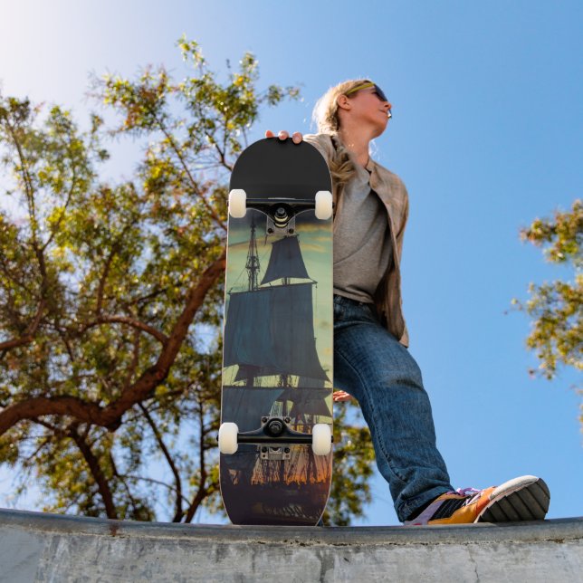 PIRATE SHIP PHOTOGRAPHY SKATEBOARD DECK (Outdoor 1)