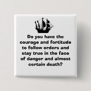 Pirate Ship Pinback Button