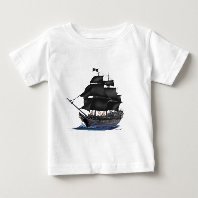 PIRATE SHIP.PNG BABY T-Shirt (Front)