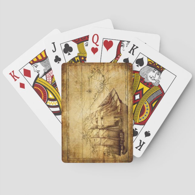 pirate ship poker cards (Back)
