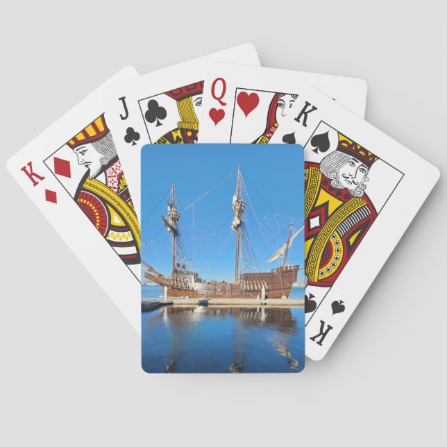 Pirate ship poker cards (Back)